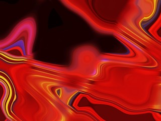 Geometries on colorful vivid abstract background, colors and lights texture