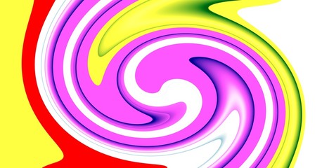 Spiral lines in movement, colorful abstract background