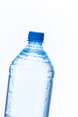 Plastic bottle of drinking water