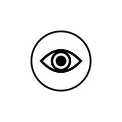 Eye icon vector. Look and Vision icon. Eye vector icon