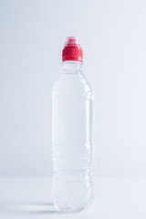 Plastic bottle of drinking water