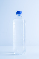 Plastic bottle of drinking water