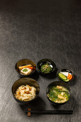 精進料理　Buddhist cuisine (vegetarian cuisine of Japan
