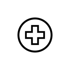 Obraz premium Plus Icon vector. Add icon. Addition sign. Medical Plus icon