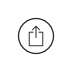 share icon vector. Share vector icon