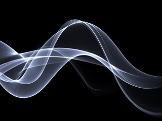 Abstract background, blue waved lines for brochure, website, flyer design