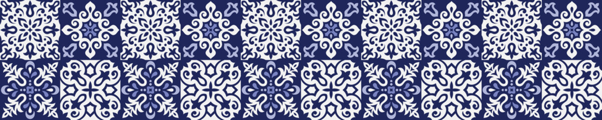 Azulejos Tile Vector Seamless Pattern