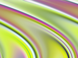 Green pink phosphorescent soft fluid abstract background