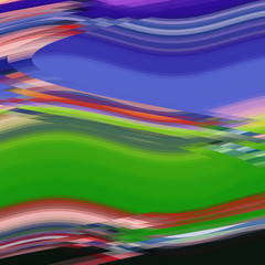 Abstract background with lines and curves, colorful background in blue, pink, red, orange hues