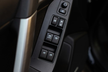 Car interior control buttons on the Windows