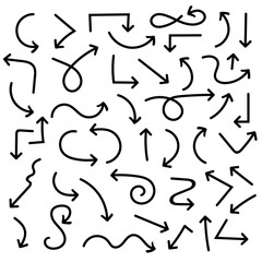 Arrows. Black web icons