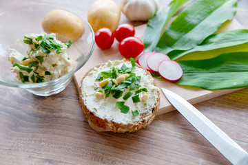 gesunde Ernährung, Bärlauchpesto, Gemüse, Bärlauch