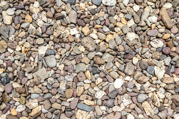 Pebbles stone background