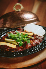 iskender kebab turkish food