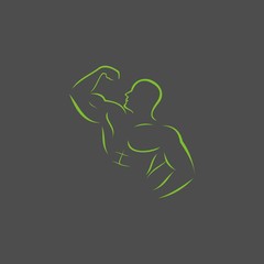 BODYBUILDER LOGO TEMPLATE