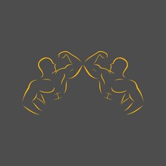 BODYBUILDER LOGO TEMPLATE