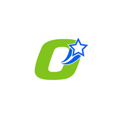 Letter O Star Logo Template Fast Star Motion