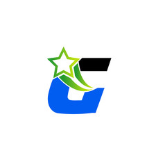 Letter G Star Logo Template Fast Star Motion