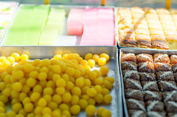 Dessert pictures that are delicious Snack concept With copy space