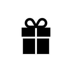 Gift icon. gift icon on white background