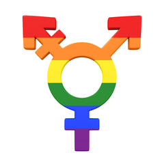 Transgender Symbol Isolated