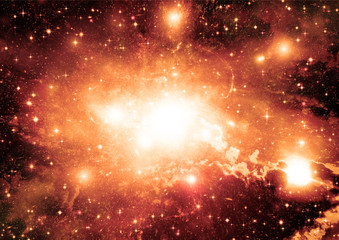Naklejka premium galaxy in a free space