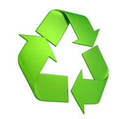Recycle Sign Isolated