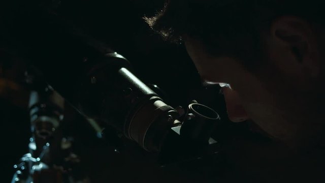 cosmos, astronomy, watching, telescope, sky, stargazing, silhouette, science, cosmic, tripod, universe, astrology, looking, young, mystery, amateur astronomer, one, pointing, alone, person, star gazin