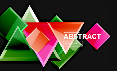 Shiny style geometric background