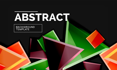 Shiny style geometric background