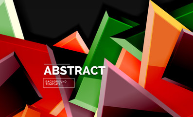 Shiny style geometric background