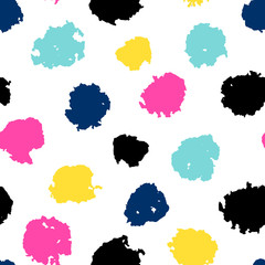  seamless pattern with colored dots
