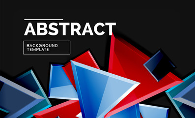 Shiny style geometric background