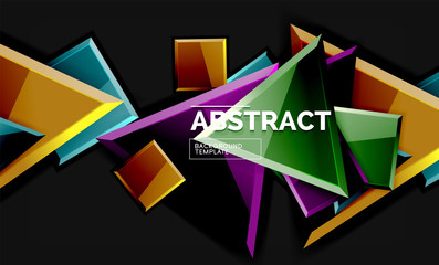 Shiny style geometric background