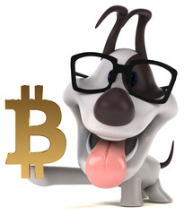 Fun dog - 3D Illustration