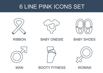 pink icons