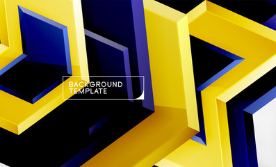 Abstract glossy techno arrows background