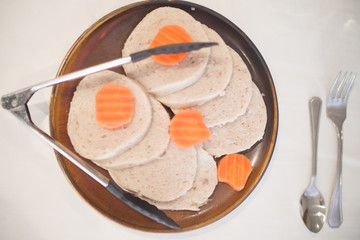 Giltfish. A traditional Ashkenazi dish for Passover.