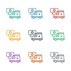 hospital icon white background