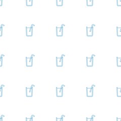 soda icon pattern seamless white background