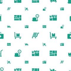 suitcase icons pattern seamless white background