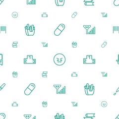 isolated icons pattern seamless white background