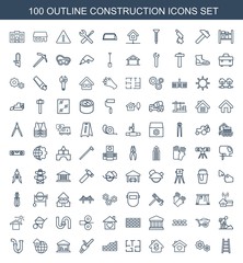 100 construction icons