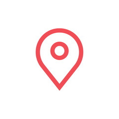 Pin map graphic design template vector isolated