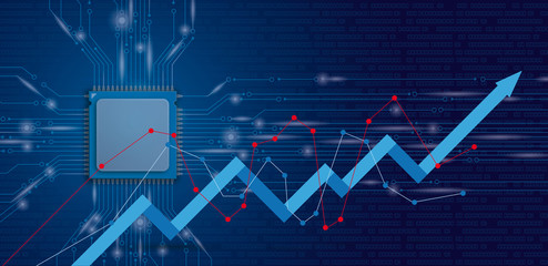 Microchip Processor Lights Header Growth
