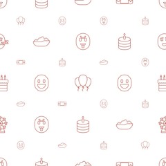 joy icons pattern seamless white background