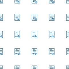 ed document icon pattern seamless white background