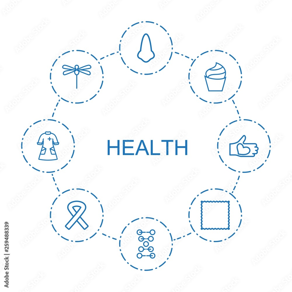 Canvas Prints 8 health icons