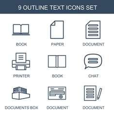 text icons