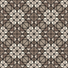 Seamless geometric pattern. Seamless modern abstract background of geometric shapes. Mosaic geometric background
